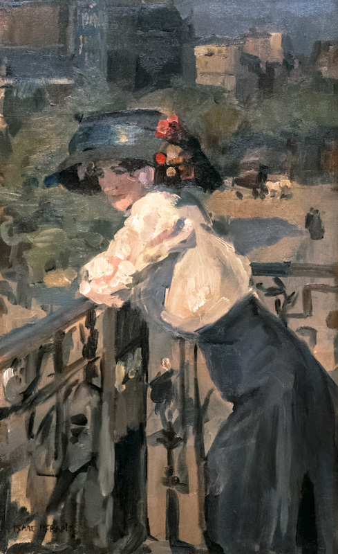 vrouw-op-een-parijs-balkon
