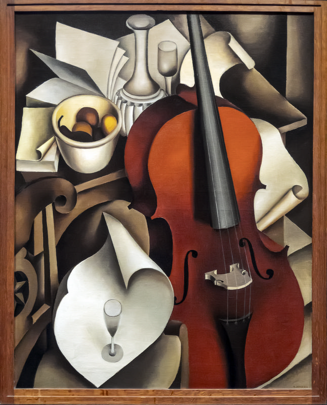 Stilleven met cello, Raoul Hynckes, 1924 