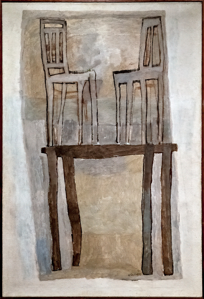 2 Stoelen op 1 tafel