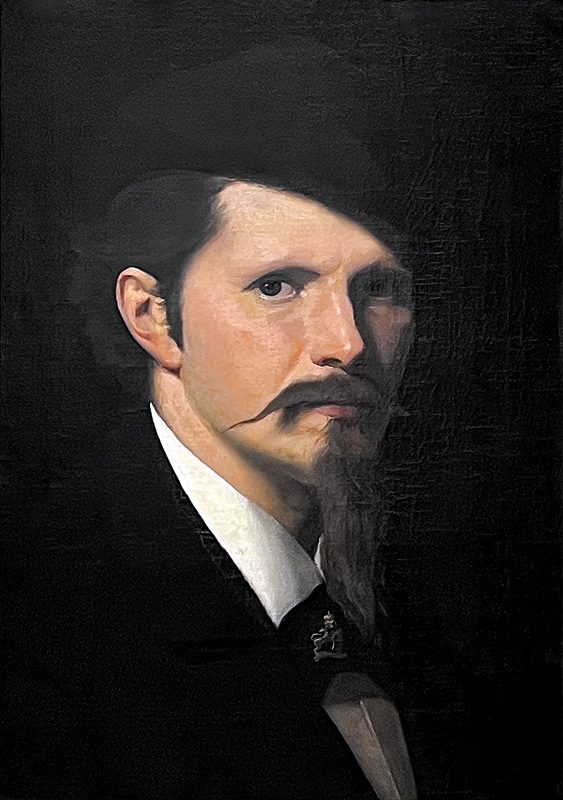 Piet Slager(sr), Zelfportret van Piet Slager(sr)