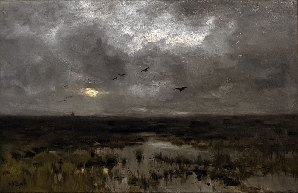Mauve A. Het moeras, 1885-1888